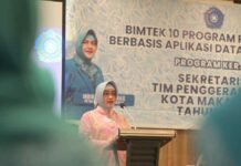Bimtek Pendataan Dasawisma di Biringkanaya, Ketua TP PKK Makassar Berbagi Wawasan