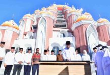 Mangkrak Tiga Tahun, Andi Sudirman Selesaikan dan Resmikan Masjid Kubah 99 Asmaul Husna