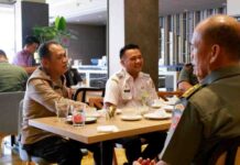 Tiga Pilar Satu Meja, Sinergitas Camat Ujung Pandang bersama Dandim dan Manajemen Hotel