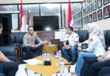 Jelang Porkot, Ketua KONI Makassar Temui Kapolrestabes, Open Ceremony Akan Digelar di Stadion Mini UNM