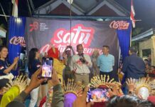 Rudianto Lallo Datang, Ratusan Warga Senang di Puncak Pesta Rakyat Warga Bitoa