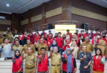 Terima Peserta KKN Tematik Unhas, Taufan Pawe Ajak Selesaikan Stunting