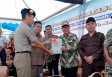 Pencanangan Gerakan Masyarakat Pemasangan Batas Tanah di Parepare, Pangerang Rahim Hadir
