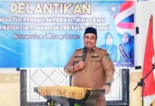 Bupati Chaidir Hadiri Lepas Sambut Camat Maros Baru