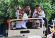 Taufan Pawe Kompak Pangeran Rahim Konvoi Piala Adipura 2022