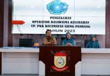 Ketua TP PKK Kukuhkan Dasawisma Kelurahan, Camat Ujung Pandang Ungkap Peran Pentingnya