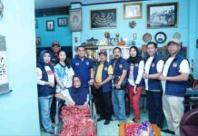 KONI Makassar Peringati Haornas 2023, Ahmad Susanto Kunjungi Kediaman Rumah Mantan Atlet