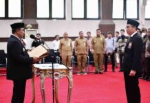 Kukuhkan Kepala Perwakilan BPKP Sulsel, Pj Gubernur Bahtiar Tekankan Sinergitas