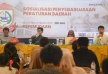 Sosialisasi Perda Kepemudaan, Aisyah: Pemuda Harus Kreatif, Cerdas, dan Demokratif