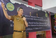 Pj Sekprov Sulsel Hadiri Peringatan Maulid Nabi Muhammad SAW IKABA Sulsel