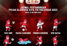Delapan Cabor Dipertandingkan Hari Pertama Porkot VIII Makassar 2023, Berikut Lokasinya