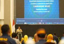 Buka Rapat Kerja Yayasan Canno Petta Lampe Uttu Cakkuridie Wajo, Ini Harapan Pj Gubernur Sulsel Bahtiar