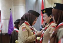 Kukuhkan Saka POM, Wawali Fatmawati Ajak Pramuka Awasi Peredaran Obat dan Makanan di Makassar