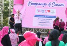 Tekan Angka Kanker, Fatmawati Ajak Anak Muda Makassar Periksa Payudara Sendiri