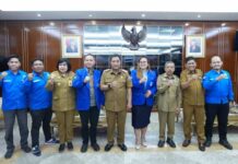 Silaturahmi ke Pj Gubernur Bahtiar, Ini Janji Gerakan Angkatan Muda Kristen Indonesia Sulsel