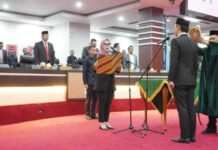 Hadiri Pelantikan PAW Anggota DPRD Sulsel Andi Ian Kurniawan Latanro, Pj Sekprov Ajak Mengabdi Kepada Masyarakat