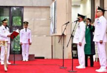 Lantik Pj Bupati Enrekang dan Pj Wali Kota Parepare, PJ Gubernur Sulsel Bahtiar: Segera Bekerja