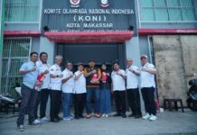 Tertarik Program Pembinaan Atlet Usia Dini, KONI Parepare Studi Banding ke KONI Makassar