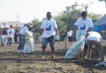 Wow! Pantai Dibersihkan dan Tanam 2000 Mangrove di Makassar