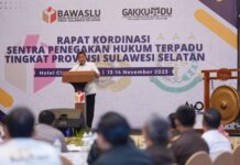 Forkopimda dan Bawaslu Komitmen Menegakkan Gakkumdu Pemilu 2024 di Sulsel