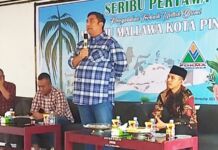 Jadikan Mallawa Kota Pinang, Bupati Maros Chaidir Syam Tanam Ribuan Bibit Pohon
