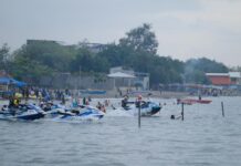 Empat Negara Berantuk dalam Kejuaraan Internasional Jetski Competition 2023 di Makassar
