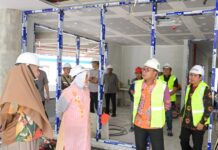 Wali Kota Makassar dan Ketua TP PKK Mengawasi Progres Pembangunan Gedung PKK dan Dekranasda