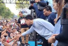 Ikuti Jalan Sehat 1 Putaran, Gibran Ingatkan Warga Makassar Hati-Hati dan Jaga Kesehatan