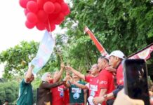 Kadispora Makassar Dampingi Danny Buka Sepakbola Wali Kota Cup ke-VI 2023