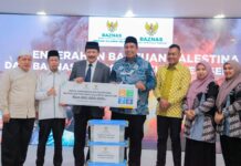 Sebelumnya Rp1, 1 M, Kini BAZNAS Sulsel Salurkan Lagi Rp4,3 M Bantuan untuk Palestina Lewat BAZNAS RI
