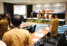 Pj Sekprov Sulsel Buka Tabletop Exercise Penanggulangan Kedaruratan Kesehatan
