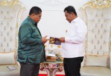 Saling Support Causa Iman Karana saat Pamit ke Pj Gubernur Bahtiar
