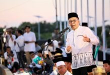 Lantunan Sholawat Terdengar Begitu Riuh Kekompakan Forkopimda, Pemkot Makassar serta Warga Usai Salat Subuh Berjamaah