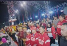 Pengurus KONI Makassar Turut Hadir Meriahkan HUT ke-416 Kota Makassar di Kawasan Centre Point of Indonesia