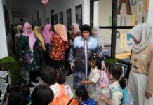 Bunda PAUD Makassar dan Ketua DWP Sambangi PAUD Berkualitas di Kota Batu