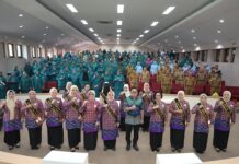 12 Bunda PAUD Kecamatan Dikukuhkan, Indira Yusuf Ismail : Jadilah Motor Penggerak dalam Program Pendidikan Anak Usia Dini