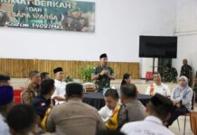 Berdialog di Jumat Berkah dan Sapa Warga Pemkot Makassar-TNI dan Masyarakat Bersinergi dalam Mendukung Pemilu Damai