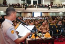 Melihat Kekompakan Jajaran Forkopimda Deklarasi Pemilu Damai 2024 Bersama Ketua OSIS dan UPT Disdik Sulsel