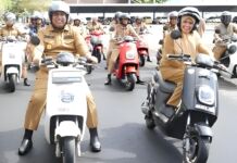 Bupati Maros Rentalkan Motor Listrik Para Lurah Untuk Kendaraan Operasional