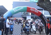 PJ Sekda Kota Makassar Lepas 100an Peserta Motoplax In Action di Jalan Sultan Alauddin