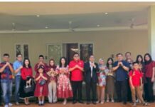 Walkot Danny dan Ketua DPRD Kota Makassar Rudianto Lallo Hadiri Open House di Kediaman Pengacara Kondang Lucas