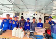 Tangkap Lima Pelaku Ilegal Fishing di Perairan Pangkep, Kombes Pol Dadan Apresiasi KP. Belibis – 5007
