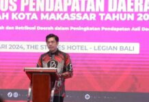 Pj Sekda Firman Hamid Pagarra Buka Resmi Rakorsus Digitalisasi Pajak Daerah dan Retribusi Daerah dalam Peningkatan PAD Kota Makassar