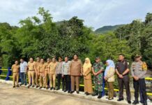 Ketua DPRD Patarai Amir Dampingi Bupati Maros Resmikan Jembatan Bontosiri Samaenre Mallawa