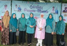 Indira Yusuf Ismail Dampingi Danny dan PJ Gubernur Sulsel Tinjau Gerakan Pangan Murah di Kawasan CPI