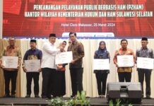 Makassar Sabet Penghargaan Kota Peduli HAM 2023, Begini Kriteria Pelayanan Publik yang Dilakukan