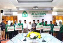 Puluhan Mahasiswa UIN Alauddin Makassar dapat Beasiswa dari Ustadz Das’ad Latif