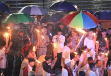 Festival Takbir dan obor Tepian Air Sambut Idul Fitri di Makassar, Pj Gubernur Sulsel Apresiasi Walkot Danny