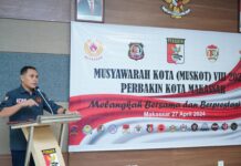 Ketua KONI Makassar Apresiasi Musyawarah Kota VIII Perbakin Kota Makassar 2024