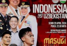 Dukung Prestasi Atlet Indonesia, Bupati dan Kapolres Maros Ajak Warga Nobar Piala Asia U-23